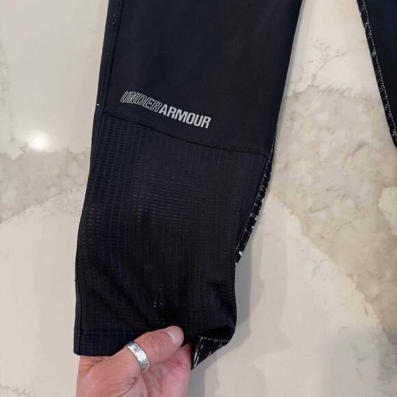 Under Armour HeatGear No-Slip Waistband Activewear Capris Womens Medium Leggings - Picture 7 of 9